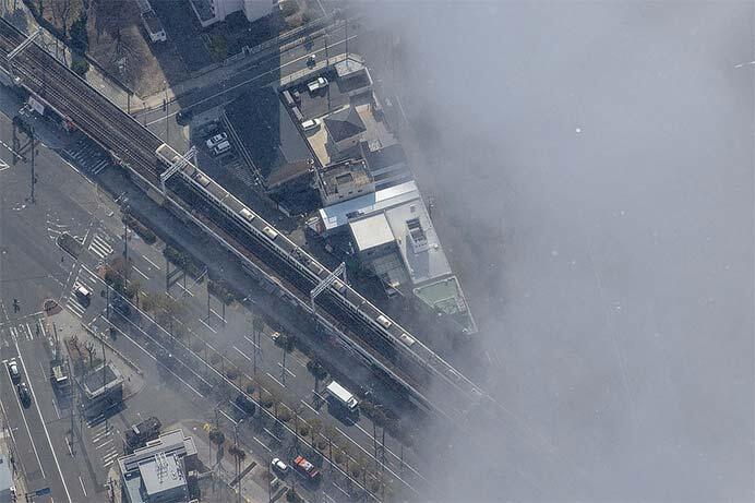 ニコンプラザ大阪「THE GALLERY」で，吉永陽一写真展「空鉄　2023 空撮鉄路日誌」開催