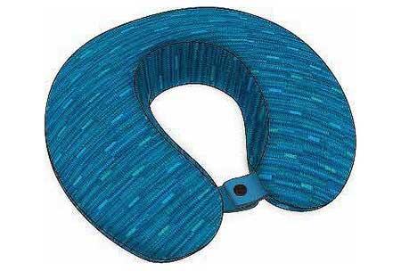 スタンプラリー特典（東海道新幹線モケットネックピロー）