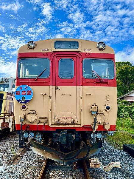 いすみ鉄道国吉駅で『キハ28急行「能登路」ヘッドマーク撮影会』開催