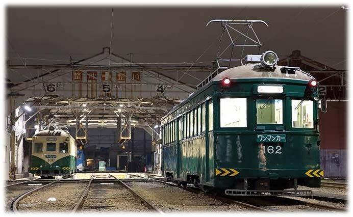 南海「あびこ道車庫見学と阪堺電車貸切で浜寺公園を訪ねて」開催