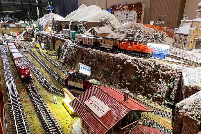 ヒルトン広島で「クリスマス・トレイン」実施