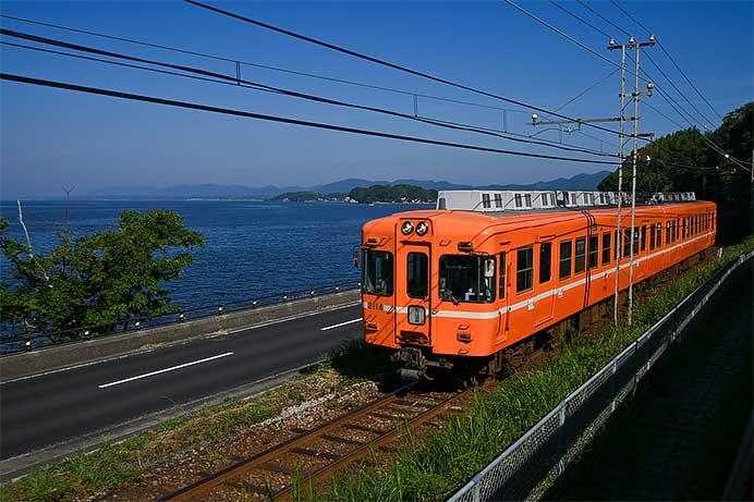 一畑電車，「2104号・2114号引退記念イベント」を実施