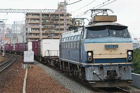 EF66 24系客車 EF66 53が24系回送をけん引｜鉄道ニュース｜2008年5月27日掲載｜鉄道