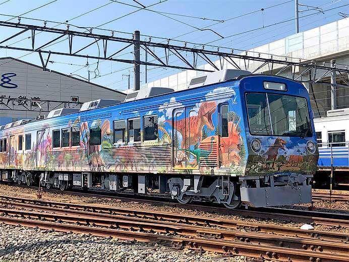 えちぜん鉄道，観光列車「恐竜列車」の運転を2023年夏から開始へ