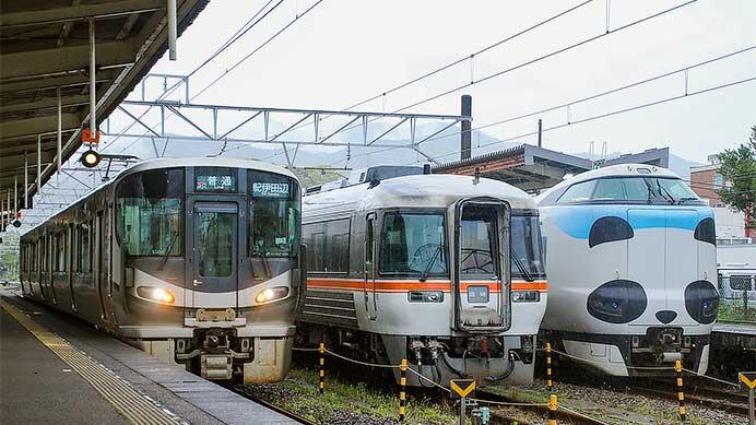 新宮駅で「ふれあいハイキング」と「さわやかウォーキング」同時開催