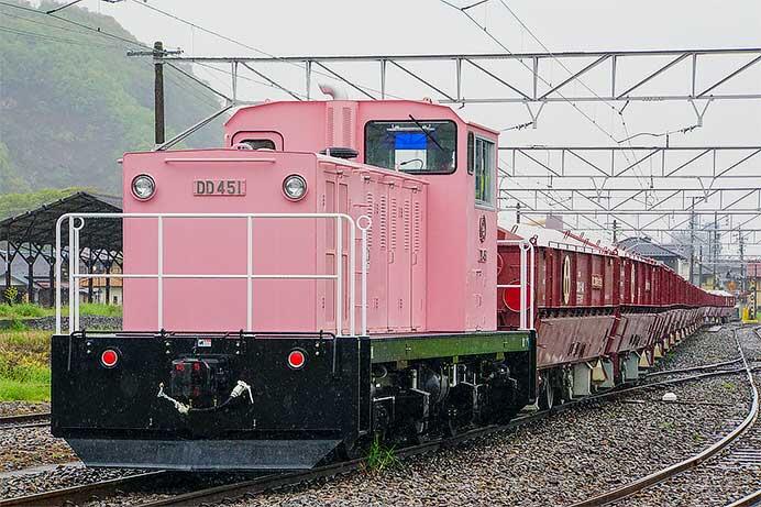 西濃鉄道DD451が修繕を終え運用に復帰