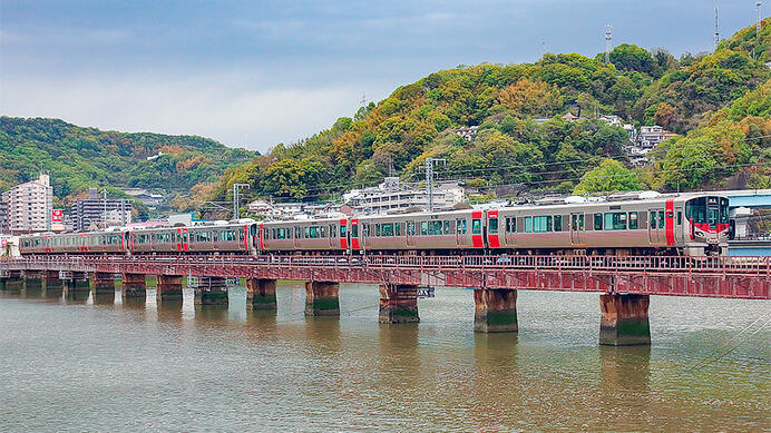 227系8両編成が広まで入線