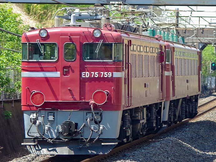 ED75 759が仙台へ戻る