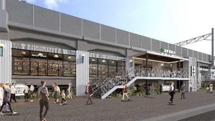 京葉線 海浜幕張駅の新改札口（仮称）の工事に着手