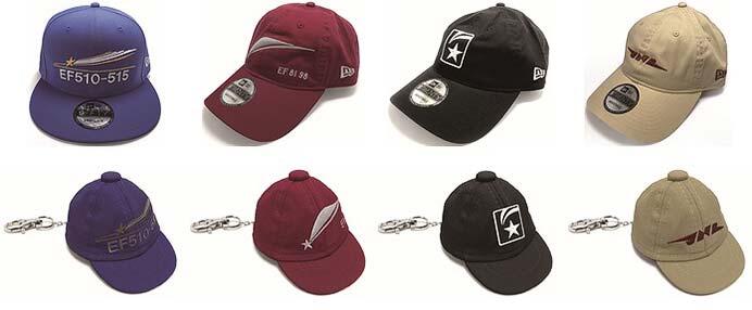 『NEW ERA×TRAIN』オリジナルデザインキャップ・キャップキーホルダーを発売