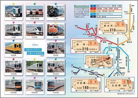 東武，「555（スリーファイブ）記念乗車券」発売