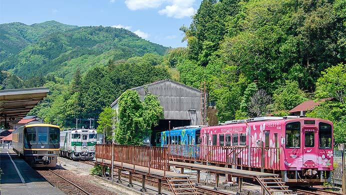 キヤ141系が錦川鉄道に入線