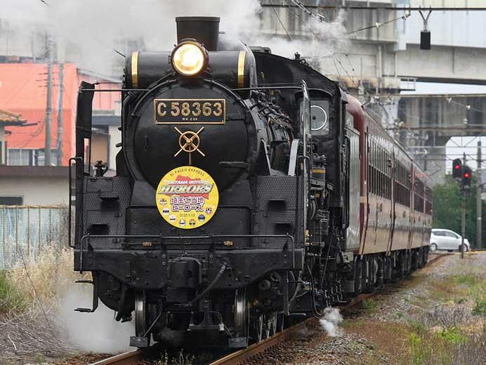 秩父鉄道で「SL埼玉ご当地ヒーローズエクスプレス号」運転