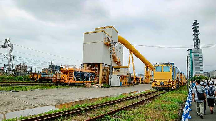 静岡車両区と新幹線柚木保守基地が公開される