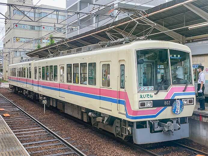 叡山電鉄で「七夕伝車」運転