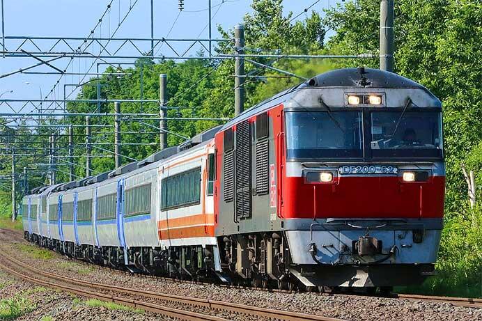 キハ183系復刻塗装車を含む9両が五稜郭（有川）へ