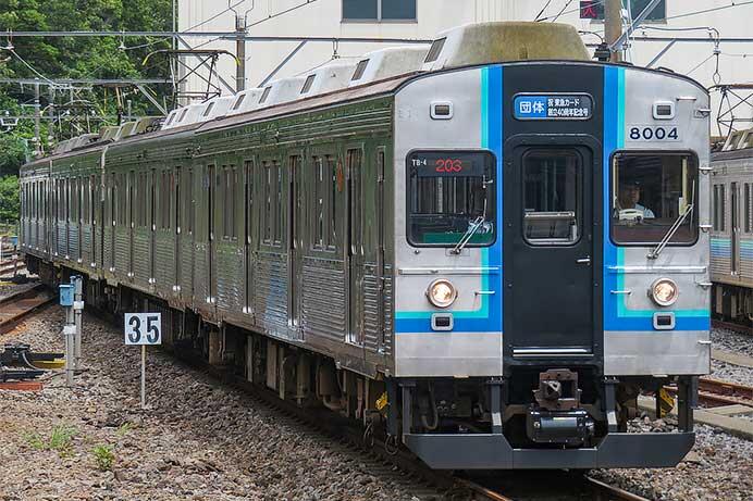 伊豆急8000系による団臨運転