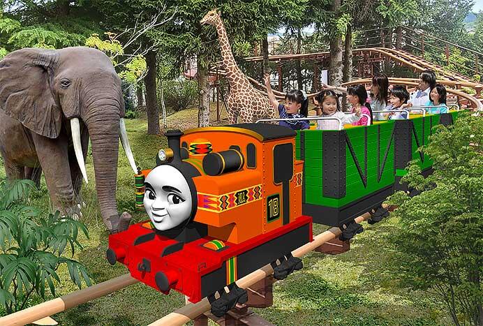 富士急ハイランド「トーマスランド」に新アトラクション「ニアとアニマルコースター」が登場