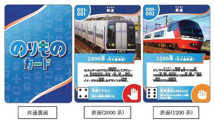 名鉄，「のりものカード」の配布を開始