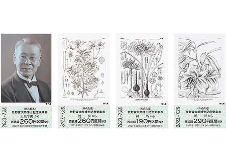 西武「大泉学園駅ゆかりの植物学者 牧野富太郎博士記念乗車券」発売