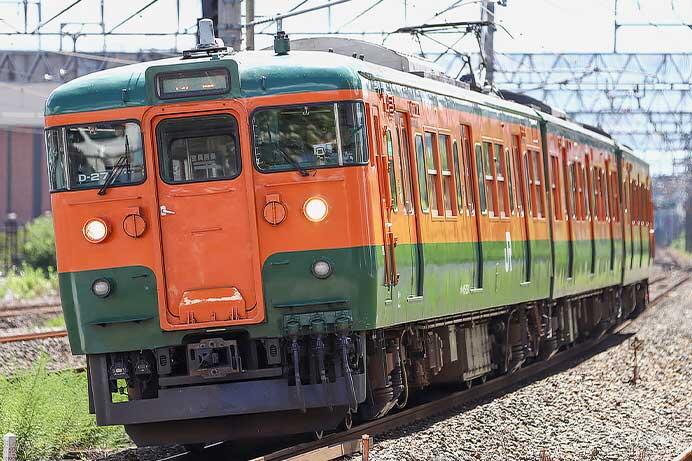 115系D27編成による団臨運転