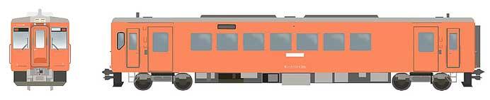 JR東日本,只見線全線運転再開1周年記念でキハ110形1両を朱色に変更