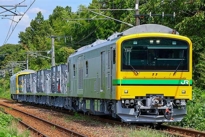 GV-E197系TS03編成，ぐんま車両センターへ