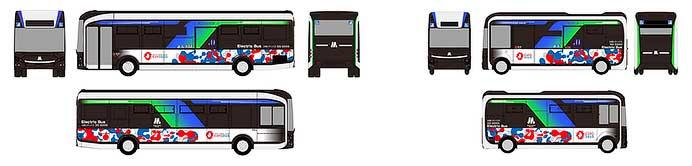 大阪市高速電気軌道・大阪シティバス，「大阪・関西万博」のラッピング列車・EVバスを運行