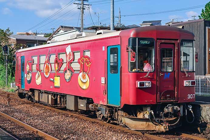 長良川鉄道で「食品サンプル列車」運転中