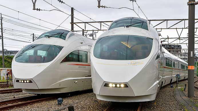 小田急50000形「VSE」2編成による団臨運転