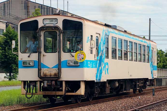 水島臨海鉄道で「秋の交通安全市民運動」ヘッドマーク