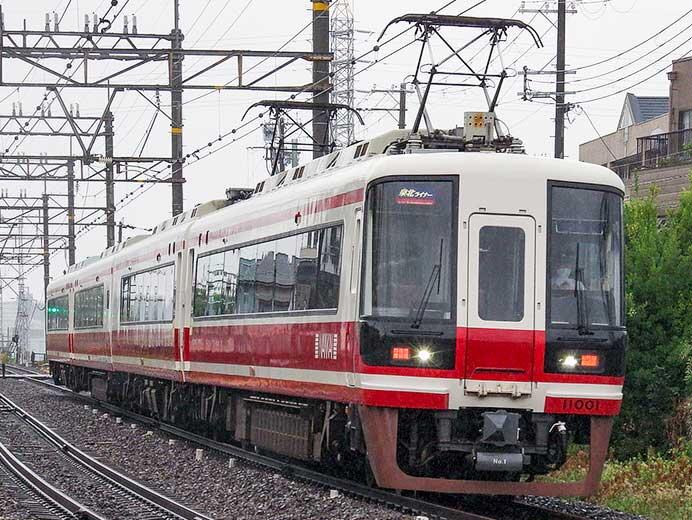 南海11000系が通常塗装で“泉北ライナー”運用に復帰