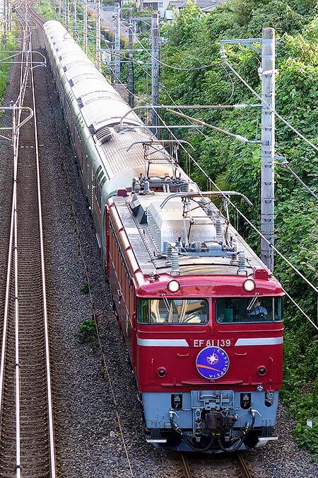 「カシオペア紀行」をEF81 139がけん引