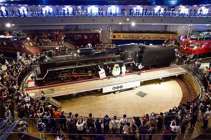 鉄道博物館で転車台回転・汽笛吹鳴実演「鉄道の日」スペシャルバージョン実施