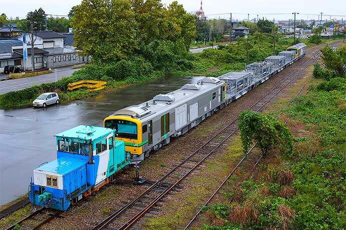 GV-E197系TS04編成が登場