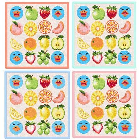 ICOCA20周年記念「カモノハシのイコちゃん×ラブラリー バイ フェイラーコラボハンカチ」4種類を発売