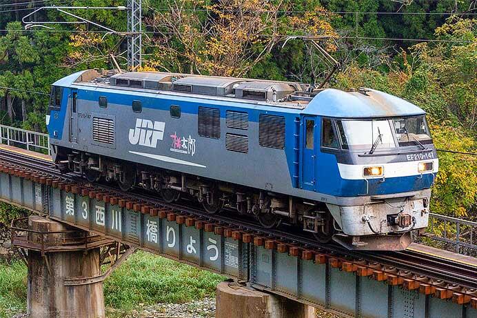 EF210形が伯備線で試運転を実施