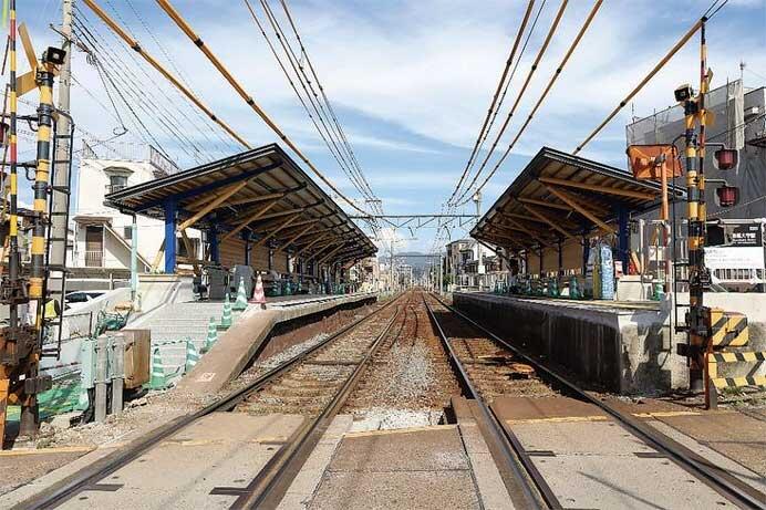 叡電,茶山・京都芸術大学駅のバリアフリー化・美装化工事が完了