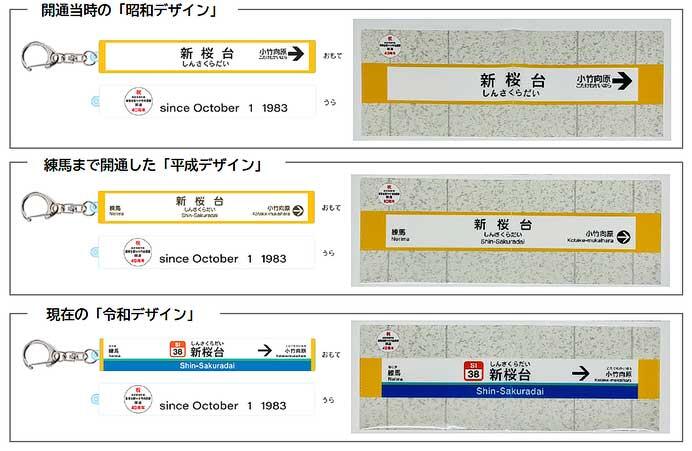西武，新桜台駅ホームの「駅サイングッズ」を発売
