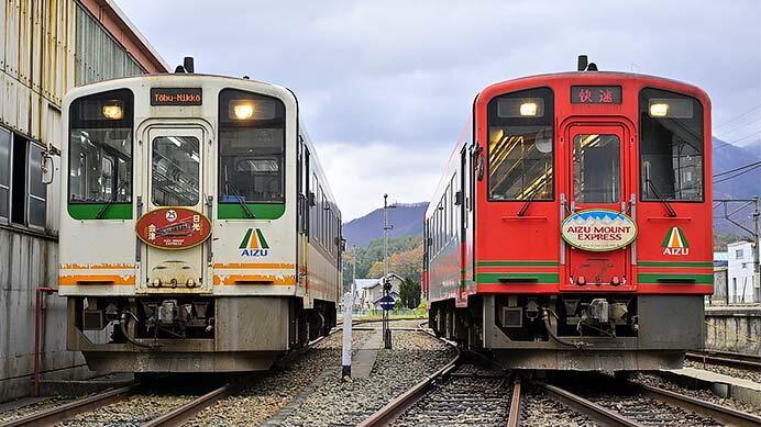 会津田島駅で「AIZUマウントエクスプレス有料撮影会」開催