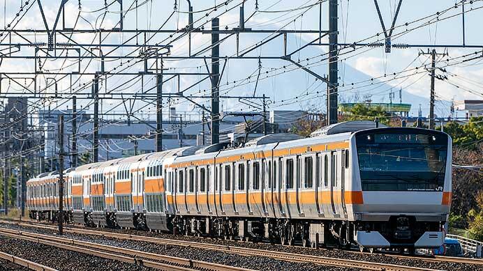 ヒロ　中央快速線　E233 JR東日本 中央快速線 E233系T24編成（グリーン車連結・山側