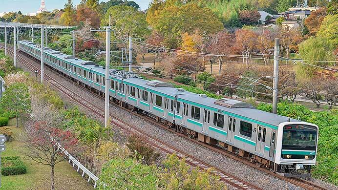 E501系基本編成が日中に水戸以南で運転される