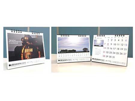 真岡鐵道，2024年版「卓上カレンダー」発売