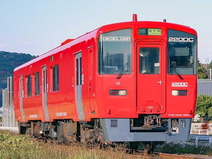 キハ220-1101が赤色に戻される