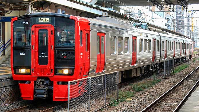 813系RM2214編成がロングシート化される