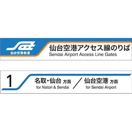 「LED発車標タイトル板ミニチュア品」
