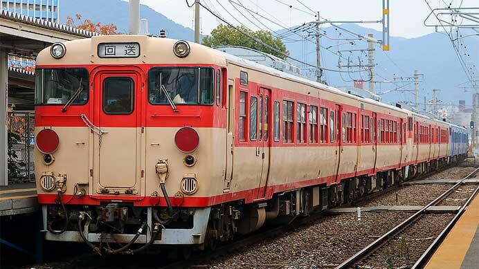 キハ66形・キハ67形6両が小倉総合車両センターへ