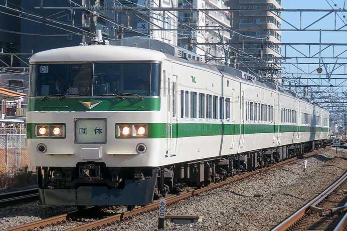 185系C1編成を使用した団臨運転