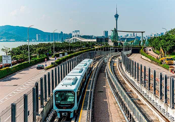 マカオLRT Barra延伸線の営業運転を開始