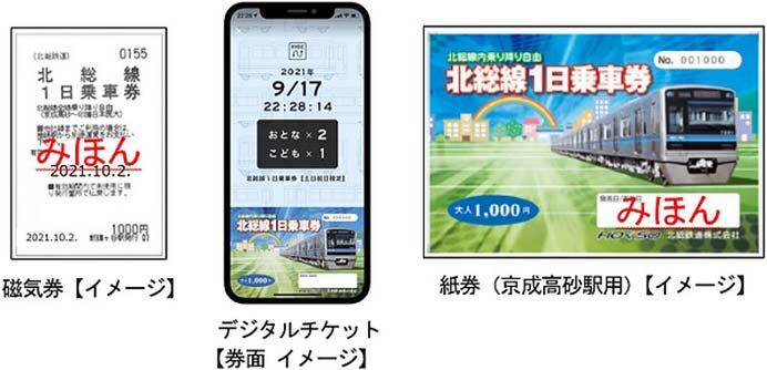 冬のお出かけきっぷ「北総線1日乗車券」発売
